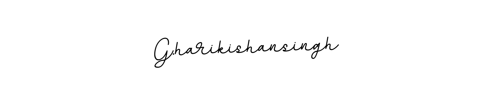 Also we have G.harikishansingh name is the best signature style. Create professional handwritten signature collection using BallpointsItalic-DORy9 autograph style. G.harikishansingh signature style 11 images and pictures png