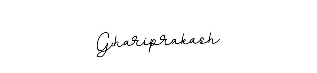 G.hariprakash stylish signature style. Best Handwritten Sign (BallpointsItalic-DORy9) for my name. Handwritten Signature Collection Ideas for my name G.hariprakash. G.hariprakash signature style 11 images and pictures png