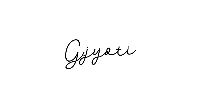 G.jyoti stylish signature style. Best Handwritten Sign (BallpointsItalic-DORy9) for my name. Handwritten Signature Collection Ideas for my name G.jyoti. G.jyoti signature style 11 images and pictures png