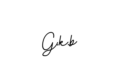 How to make G.k.b signature? BallpointsItalic-DORy9 is a professional autograph style. Create handwritten signature for G.k.b name. G.k.b signature style 11 images and pictures png