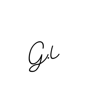 This is the best signature style for the G.l name. Also you like these signature font (BallpointsItalic-DORy9). Mix name signature. G.l signature style 11 images and pictures png