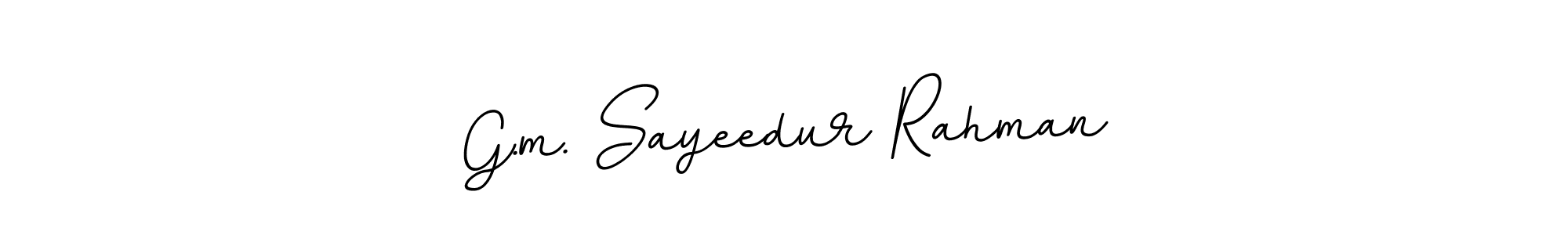 You should practise on your own different ways (BallpointsItalic-DORy9) to write your name (G.m. Sayeedur Rahman) in signature. don't let someone else do it for you. G.m. Sayeedur Rahman signature style 11 images and pictures png