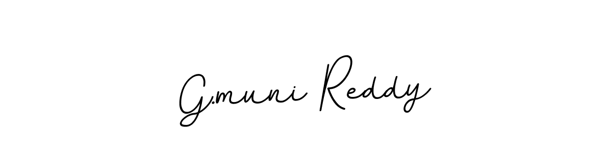 Make a beautiful signature design for name G.muni Reddy. With this signature (BallpointsItalic-DORy9) style, you can create a handwritten signature for free. G.muni Reddy signature style 11 images and pictures png