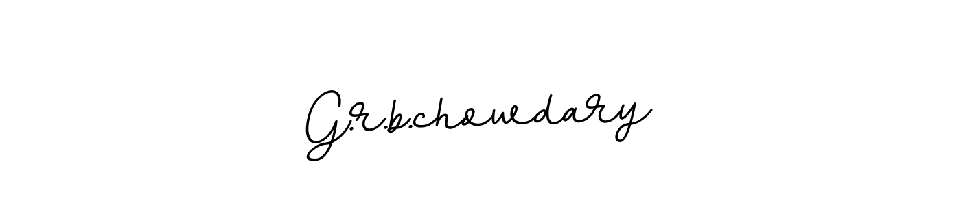 Make a beautiful signature design for name G.r.b.chowdary. Use this online signature maker to create a handwritten signature for free. G.r.b.chowdary signature style 11 images and pictures png