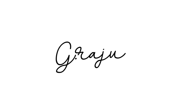 Create a beautiful signature design for name G.raju. With this signature (BallpointsItalic-DORy9) fonts, you can make a handwritten signature for free. G.raju signature style 11 images and pictures png