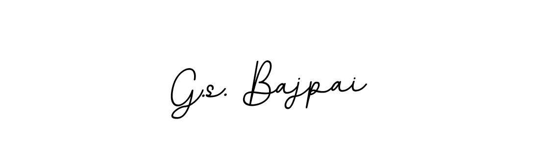 Similarly BallpointsItalic-DORy9 is the best handwritten signature design. Signature creator online .You can use it as an online autograph creator for name G.s. Bajpai. G.s. Bajpai signature style 11 images and pictures png