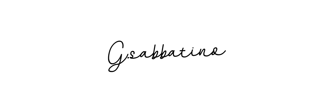 Also we have G.sabbatino name is the best signature style. Create professional handwritten signature collection using BallpointsItalic-DORy9 autograph style. G.sabbatino signature style 11 images and pictures png