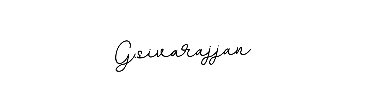 Make a beautiful signature design for name G.sivarajjan. With this signature (BallpointsItalic-DORy9) style, you can create a handwritten signature for free. G.sivarajjan signature style 11 images and pictures png