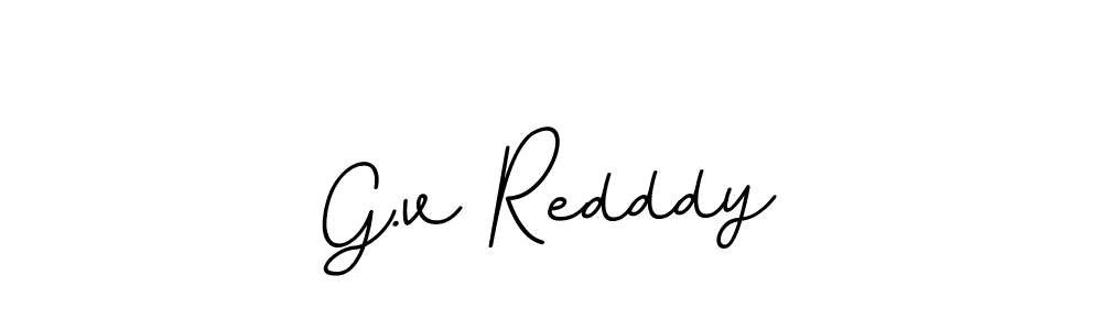 How to make G.v Redddy signature? BallpointsItalic-DORy9 is a professional autograph style. Create handwritten signature for G.v Redddy name. G.v Redddy signature style 11 images and pictures png