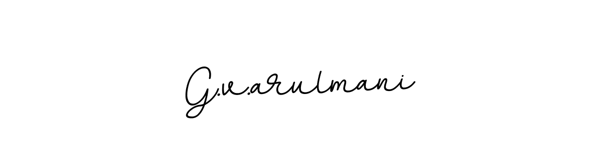 Also we have G.v.arulmani name is the best signature style. Create professional handwritten signature collection using BallpointsItalic-DORy9 autograph style. G.v.arulmani signature style 11 images and pictures png