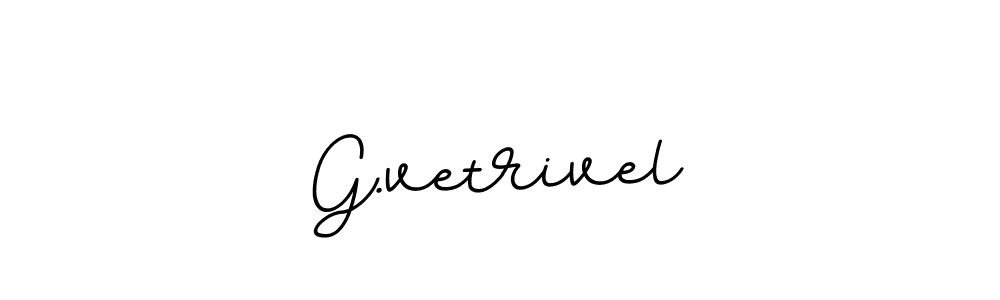 Use a signature maker to create a handwritten signature online. With this signature software, you can design (BallpointsItalic-DORy9) your own signature for name G.vetrivel. G.vetrivel signature style 11 images and pictures png