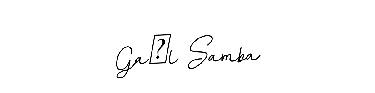 How to make Ga�l Samba name signature. Use BallpointsItalic-DORy9 style for creating short signs online. This is the latest handwritten sign. Ga�l Samba signature style 11 images and pictures png