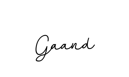 Create a beautiful signature design for name Gaand. With this signature (BallpointsItalic-DORy9) fonts, you can make a handwritten signature for free. Gaand signature style 11 images and pictures png