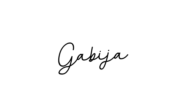 The best way (BallpointsItalic-DORy9) to make a short signature is to pick only two or three words in your name. The name Gabija include a total of six letters. For converting this name. Gabija signature style 11 images and pictures png