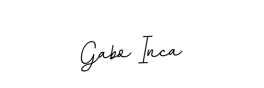 BallpointsItalic-DORy9 is a professional signature style that is perfect for those who want to add a touch of class to their signature. It is also a great choice for those who want to make their signature more unique. Get Gabo Inca name to fancy signature for free. Gabo Inca signature style 11 images and pictures png