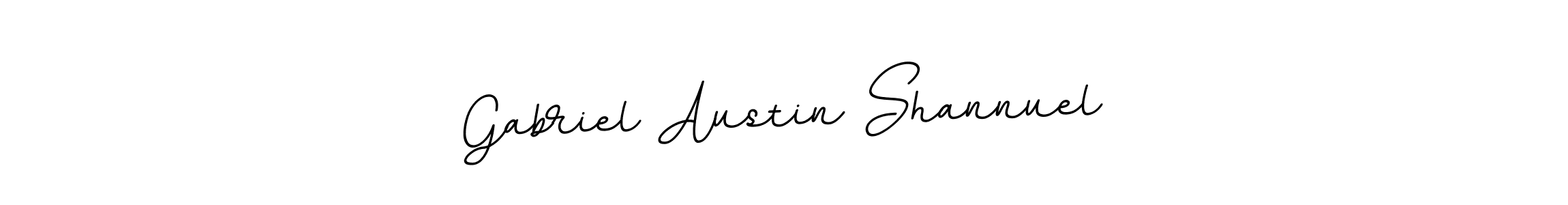 Use a signature maker to create a handwritten signature online. With this signature software, you can design (BallpointsItalic-DORy9) your own signature for name Gabriel Austin Shannuel. Gabriel Austin Shannuel signature style 11 images and pictures png