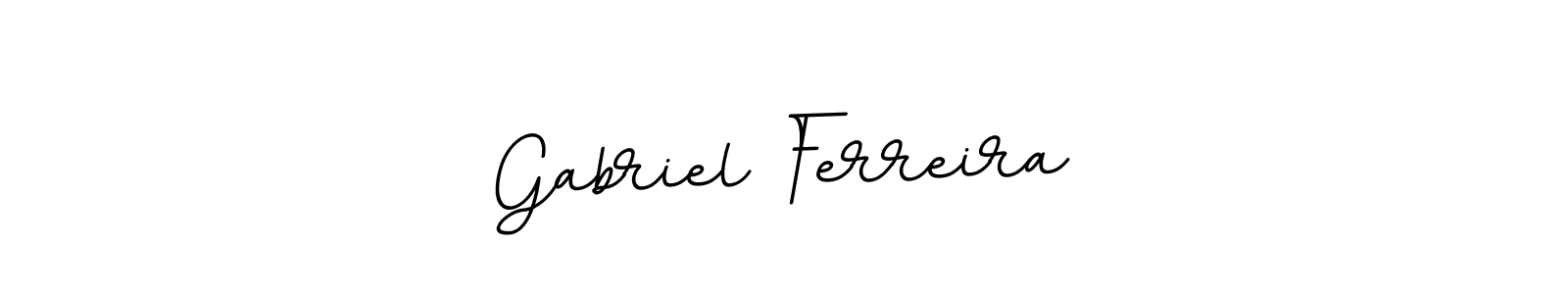 You should practise on your own different ways (BallpointsItalic-DORy9) to write your name (Gabriel Ferreira) in signature. don't let someone else do it for you. Gabriel Ferreira signature style 11 images and pictures png