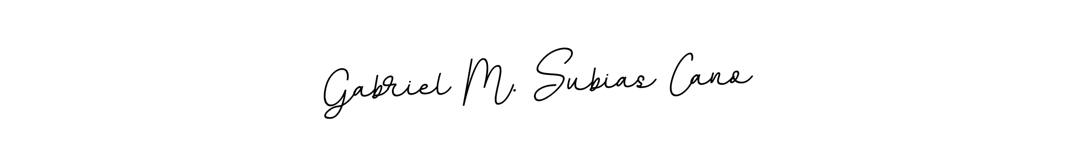 Best and Professional Signature Style for Gabriel M. Subias Cano. BallpointsItalic-DORy9 Best Signature Style Collection. Gabriel M. Subias Cano signature style 11 images and pictures png