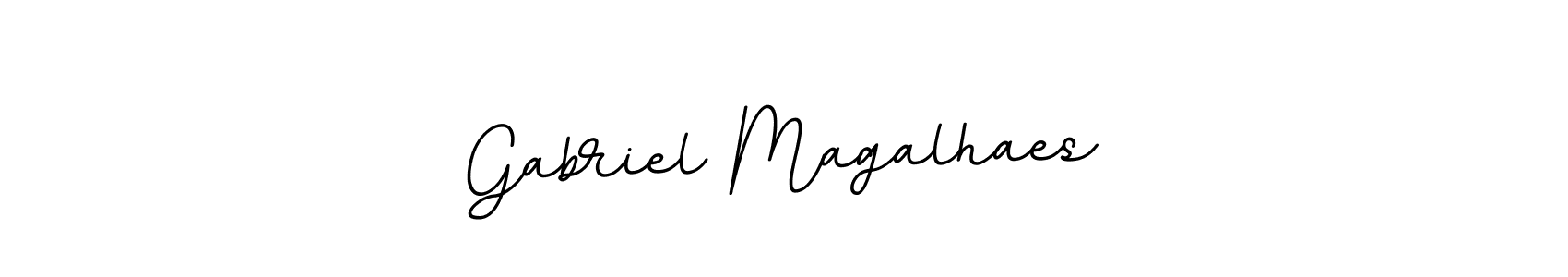 How to make Gabriel Magalhaes signature? BallpointsItalic-DORy9 is a professional autograph style. Create handwritten signature for Gabriel Magalhaes name. Gabriel Magalhaes signature style 11 images and pictures png