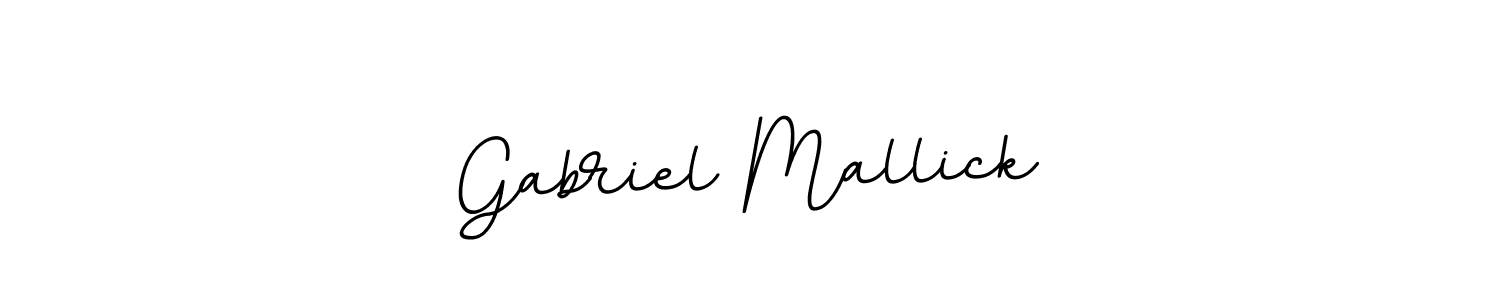 You should practise on your own different ways (BallpointsItalic-DORy9) to write your name (Gabriel Mallick) in signature. don't let someone else do it for you. Gabriel Mallick signature style 11 images and pictures png