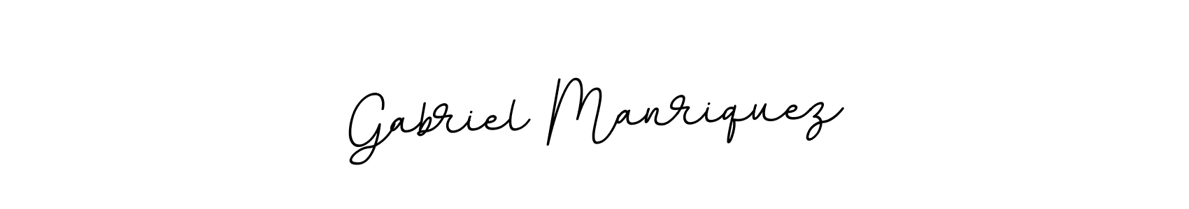 This is the best signature style for the Gabriel Manriquez name. Also you like these signature font (BallpointsItalic-DORy9). Mix name signature. Gabriel Manriquez signature style 11 images and pictures png