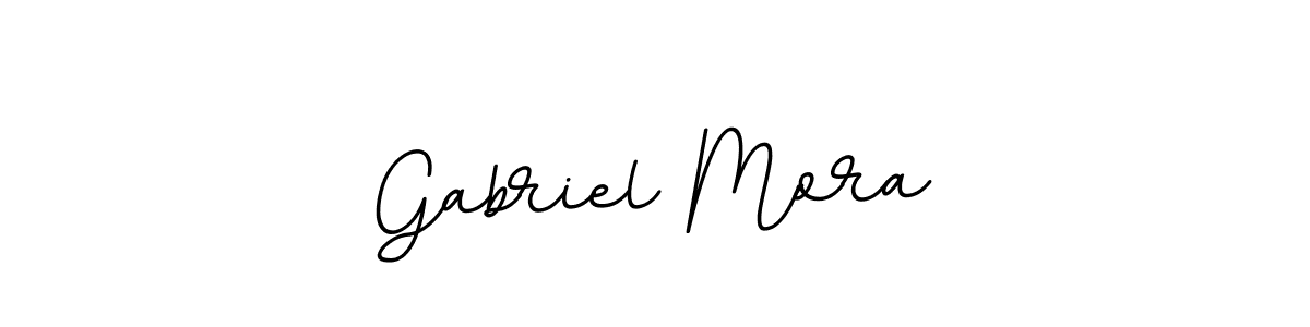 Create a beautiful signature design for name Gabriel Mora. With this signature (BallpointsItalic-DORy9) fonts, you can make a handwritten signature for free. Gabriel Mora signature style 11 images and pictures png
