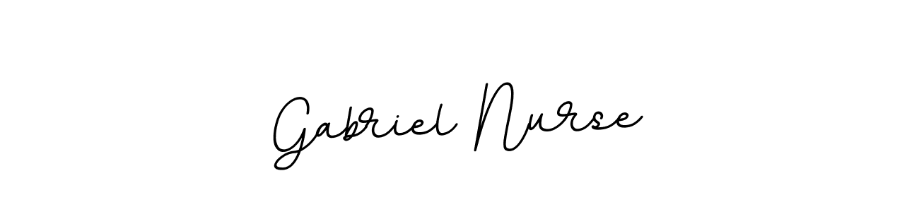 Also we have Gabriel Nurse name is the best signature style. Create professional handwritten signature collection using BallpointsItalic-DORy9 autograph style. Gabriel Nurse signature style 11 images and pictures png