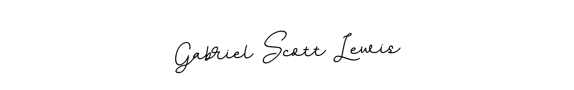 Make a beautiful signature design for name Gabriel Scott Lewis. With this signature (BallpointsItalic-DORy9) style, you can create a handwritten signature for free. Gabriel Scott Lewis signature style 11 images and pictures png