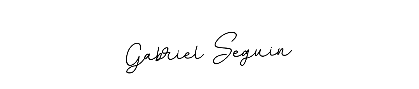 Design your own signature with our free online signature maker. With this signature software, you can create a handwritten (BallpointsItalic-DORy9) signature for name Gabriel Seguin. Gabriel Seguin signature style 11 images and pictures png