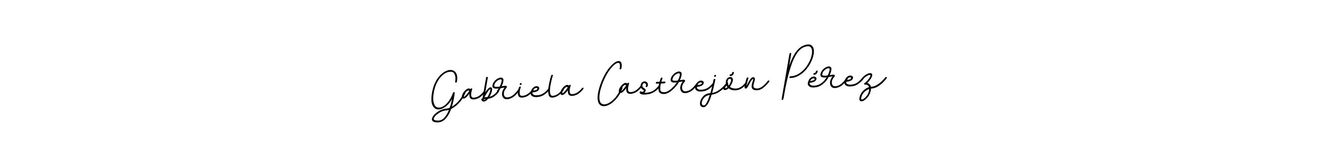 Also we have Gabriela Castrejón Pérez name is the best signature style. Create professional handwritten signature collection using BallpointsItalic-DORy9 autograph style. Gabriela Castrejón Pérez signature style 11 images and pictures png