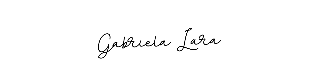 This is the best signature style for the Gabriela Lara name. Also you like these signature font (BallpointsItalic-DORy9). Mix name signature. Gabriela Lara signature style 11 images and pictures png