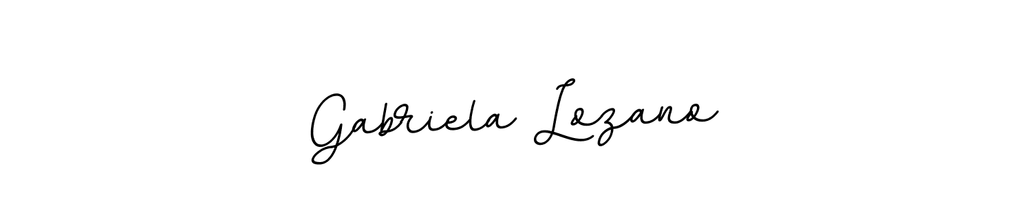Gabriela Lozano stylish signature style. Best Handwritten Sign (BallpointsItalic-DORy9) for my name. Handwritten Signature Collection Ideas for my name Gabriela Lozano. Gabriela Lozano signature style 11 images and pictures png