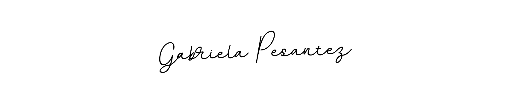 This is the best signature style for the Gabriela Pesantez name. Also you like these signature font (BallpointsItalic-DORy9). Mix name signature. Gabriela Pesantez signature style 11 images and pictures png