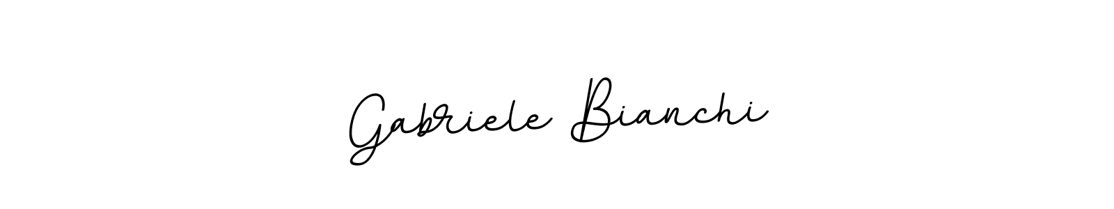 Use a signature maker to create a handwritten signature online. With this signature software, you can design (BallpointsItalic-DORy9) your own signature for name Gabriele Bianchi. Gabriele Bianchi signature style 11 images and pictures png