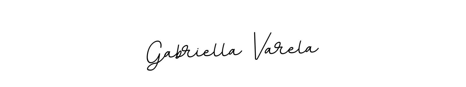 This is the best signature style for the Gabriella Varela name. Also you like these signature font (BallpointsItalic-DORy9). Mix name signature. Gabriella Varela signature style 11 images and pictures png