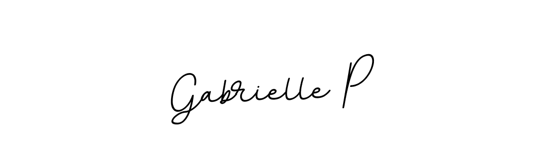 You should practise on your own different ways (BallpointsItalic-DORy9) to write your name (Gabrielle P) in signature. don't let someone else do it for you. Gabrielle P signature style 11 images and pictures png