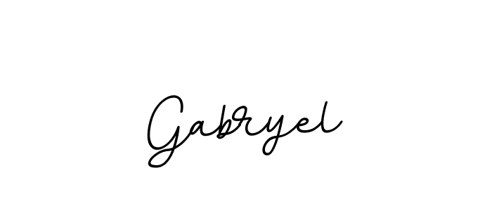 It looks lik you need a new signature style for name Gabryel. Design unique handwritten (BallpointsItalic-DORy9) signature with our free signature maker in just a few clicks. Gabryel signature style 11 images and pictures png