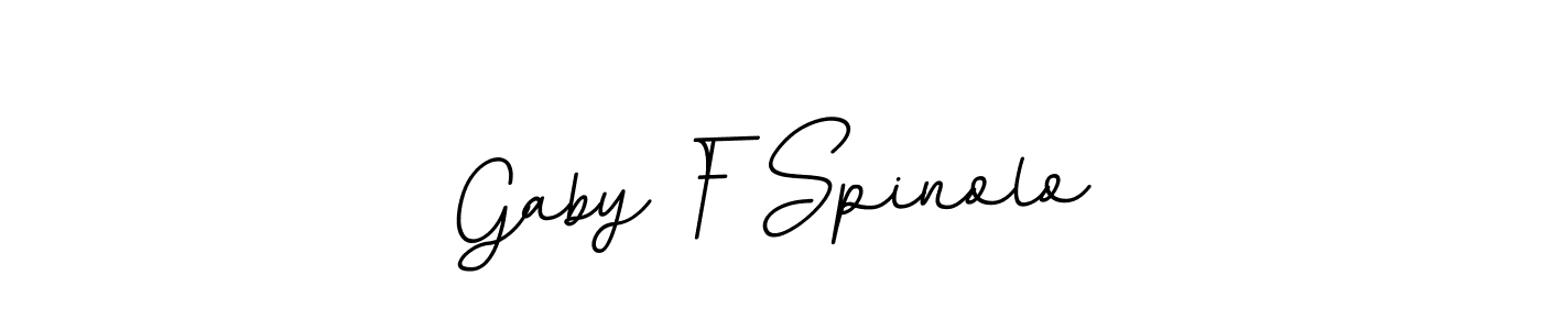 Once you've used our free online signature maker to create your best signature BallpointsItalic-DORy9 style, it's time to enjoy all of the benefits that Gaby F Spinolo name signing documents. Gaby F Spinolo signature style 11 images and pictures png