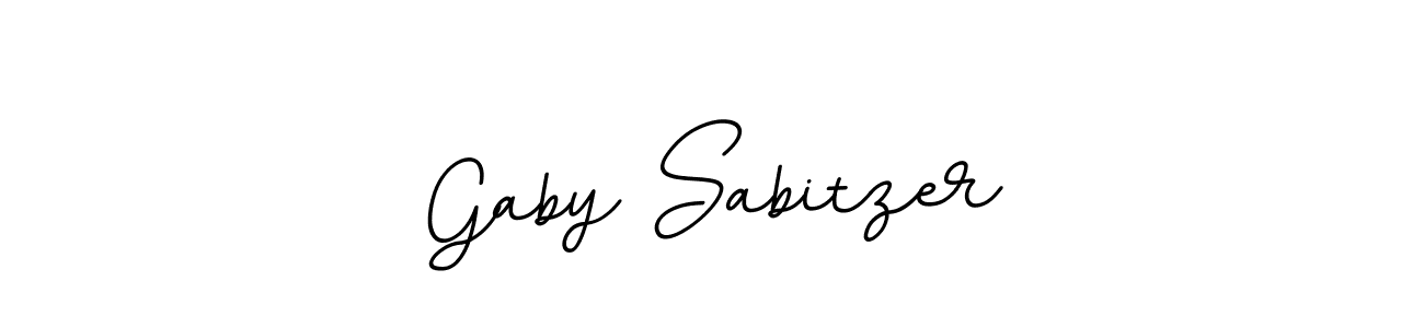Create a beautiful signature design for name Gaby Sabitzer. With this signature (BallpointsItalic-DORy9) fonts, you can make a handwritten signature for free. Gaby Sabitzer signature style 11 images and pictures png