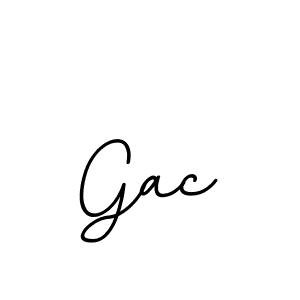 Gac stylish signature style. Best Handwritten Sign (BallpointsItalic-DORy9) for my name. Handwritten Signature Collection Ideas for my name Gac. Gac signature style 11 images and pictures png