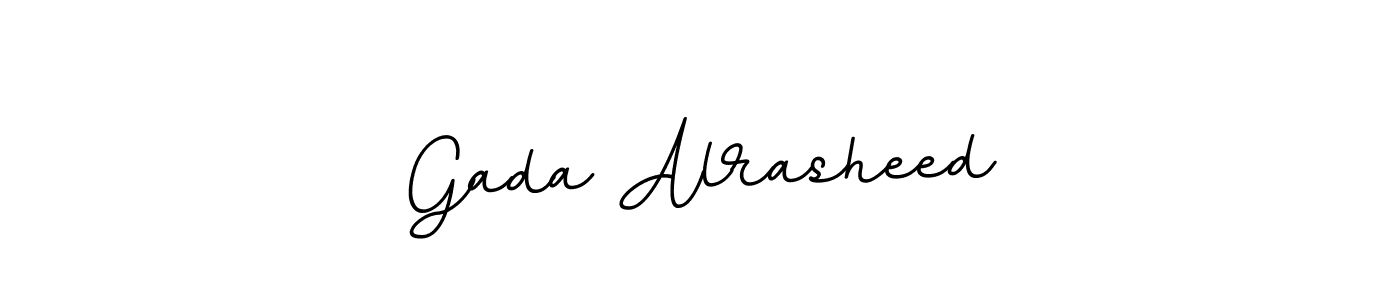 The best way (BallpointsItalic-DORy9) to make a short signature is to pick only two or three words in your name. The name Gada Alrasheed include a total of six letters. For converting this name. Gada Alrasheed signature style 11 images and pictures png