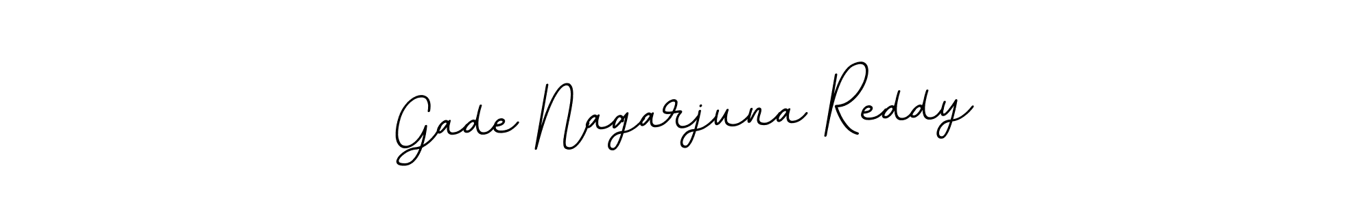 Gade Nagarjuna Reddy stylish signature style. Best Handwritten Sign (BallpointsItalic-DORy9) for my name. Handwritten Signature Collection Ideas for my name Gade Nagarjuna Reddy. Gade Nagarjuna Reddy signature style 11 images and pictures png