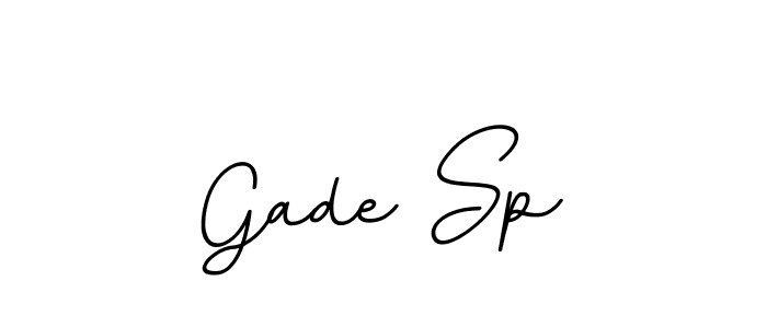 Use a signature maker to create a handwritten signature online. With this signature software, you can design (BallpointsItalic-DORy9) your own signature for name Gade Sp. Gade Sp signature style 11 images and pictures png