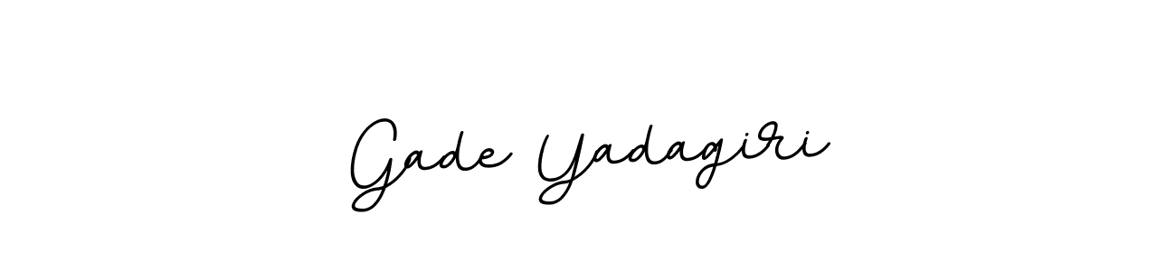 It looks lik you need a new signature style for name Gade Yadagiri. Design unique handwritten (BallpointsItalic-DORy9) signature with our free signature maker in just a few clicks. Gade Yadagiri signature style 11 images and pictures png