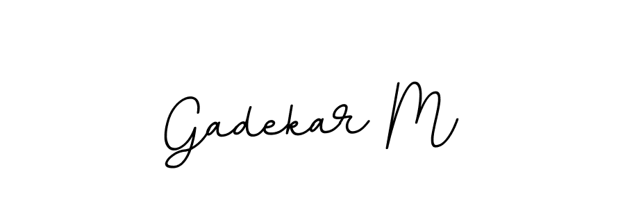 Gadekar M stylish signature style. Best Handwritten Sign (BallpointsItalic-DORy9) for my name. Handwritten Signature Collection Ideas for my name Gadekar M. Gadekar M signature style 11 images and pictures png