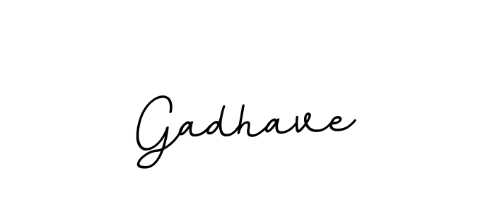Create a beautiful signature design for name Gadhave. With this signature (BallpointsItalic-DORy9) fonts, you can make a handwritten signature for free. Gadhave signature style 11 images and pictures png