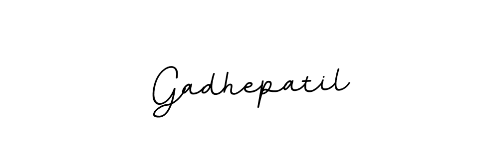 Also we have Gadhepatil name is the best signature style. Create professional handwritten signature collection using BallpointsItalic-DORy9 autograph style. Gadhepatil signature style 11 images and pictures png