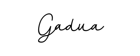 Create a personalized artistic stamp with Gadua in BallpointsItalic-DORy9 font. Perfect for visual artists, designers, and influencers. Gadua signature style 11 images and pictures png