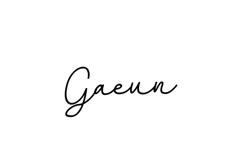 Use a signature maker to create a handwritten signature online. With this signature software, you can design (BallpointsItalic-DORy9) your own signature for name Gaeun. Gaeun signature style 11 images and pictures png