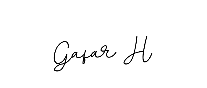 It looks lik you need a new signature style for name Gafar H. Design unique handwritten (BallpointsItalic-DORy9) signature with our free signature maker in just a few clicks. Gafar H signature style 11 images and pictures png